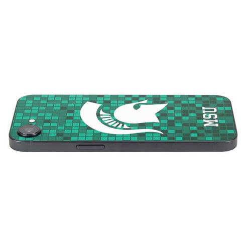 Michigan State University Spartans Digital Pixels iPhone 16e Skin